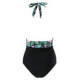 thumbnail image 4 of WILLBEST Traje de Baño de Dos Piezas para Mujer, Traje de Baño de Cintura Alta con Lazo En La Espalda, Monokini Cruzado En La Parte delantera, Traje de Baño de 1 Pieza, 4 of 4