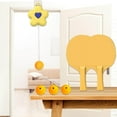 thumbnail image 2 of Children's Hanging Table Tennis Trainer Exercise Equipment Self Table Tennis Exerciser Rackets Training Yellow 2 Paddles, 2 of 8