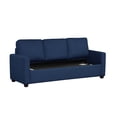 thumbnail image 4 of Lifestyle Solutions Jenson Traditional Sofa with Sleeper, Navy Blue Fabric, 4 of 8