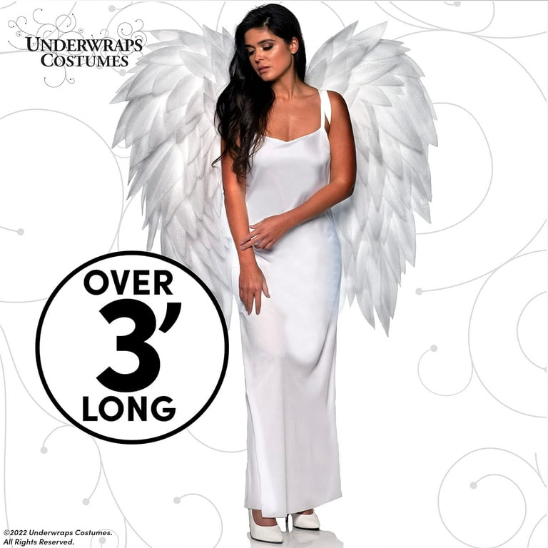 Large White Angel Wings | Archangel Wings Costume Adult
