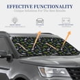 thumbnail image 4 of Qekee Space Rockets Foldable Car Sun Shade - 2-Pack, Car Windshield Sunshades, Foldable - Small, 4 of 7