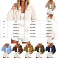 thumbnail image 4 of RFQWOVSR Womens Fall Solid Color Short Zip Jacket Lightweight Casual Coat with Pockets S, 4 of 6