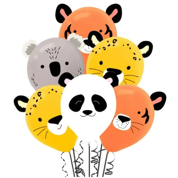 Amscan 112271 Latex Balloon Dec Kit Get Wild Birthday