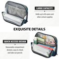 thumbnail image 5 of Pencil Bag with Magnetic Foldable Base Large Capacity Stand-Up Pencil Case Durable Nylon Pen Pouch Whirlpool Carp Pattern, 5 of 7