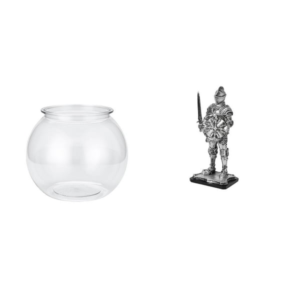 Acuario de escritorio,Pecera pequeña transparente,pecera,jarrón,mesa,Figura de escritorio,Estatua de caballero,arte,artesanía,coleccionable,escritorio,oficina,Figura decorativa,pieza de