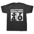 thumbnail image 1 of Odómetro de moda, divertido regalo de 40 cumpleaños, broma de 40 años, camiseta unisex de algodón, camiseta vintage de manga corta con cuello redondo., 1 of 8