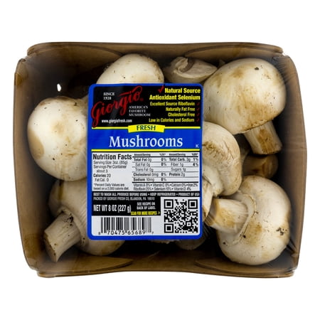 Giorgio Fresh Mushrooms, 8.0 OZ