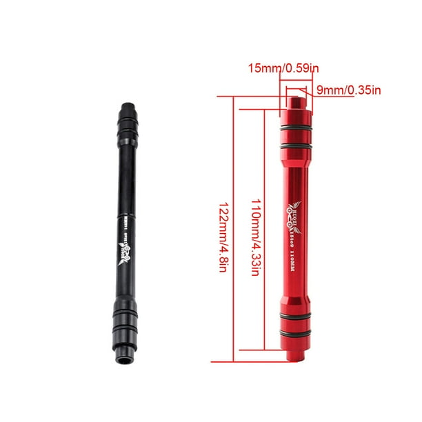 Vélo Cyclisme Moyeu Avant Thru d'Essieu à Dégagement Rapide Axe Siège Adaptateur rouge