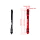 thumbnail image 3 of Eigraketly Adaptador de eje pasante de bicicleta Cubo de rueda delantera resistente al desgaste 12 a 9 mm 100 MM Eje de conversión Adaptador de Ciclismo Rojo, 3 of 6