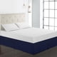 thumbnail image 3 of Falda de Cama Plisada de Hotel Zulema Azul, 3 of 8