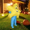 thumbnail image 1 of Disfraz inflable de Halloween de cinco piezas, ideal para fiestas de cosplay de dibujos animados y festivales. Azul, 1 of 8