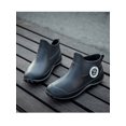 thumbnail image 5 of Difumos Mens Deck Fishing Boots Waterproof Rain Boots Anti-Slip Winter Ankle Water Boots Outdoor Muck Short Fishing Shoes Black 7.5-8, 5 of 7