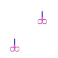 thumbnail image 1 of Seitruly Pinzas para cutículas de uñas, tijeras de acero inoxidable, maquillaje de galvanoplastia, pinzas para el pelo de la nariz de mano Type5 NO5, 1 of 6