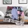 thumbnail image 5 of Blanket Jude Bellingham Blanket Soft Comfortable Warm Wool Blanket Fan Gift Suitable for Room Sofa Office Bed Car Camping Sofa Decoration Comfortable Plush Beach Blanket Four Seasons 30"x40", 5 of 6