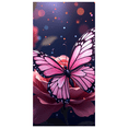 thumbnail image 2 of Magical Pink Butterfly and Rose Design Banner Background Decor Party Supplies Backdrop for Photo Booths Celebrations Gatherings and Valentine Events, 2 of 8