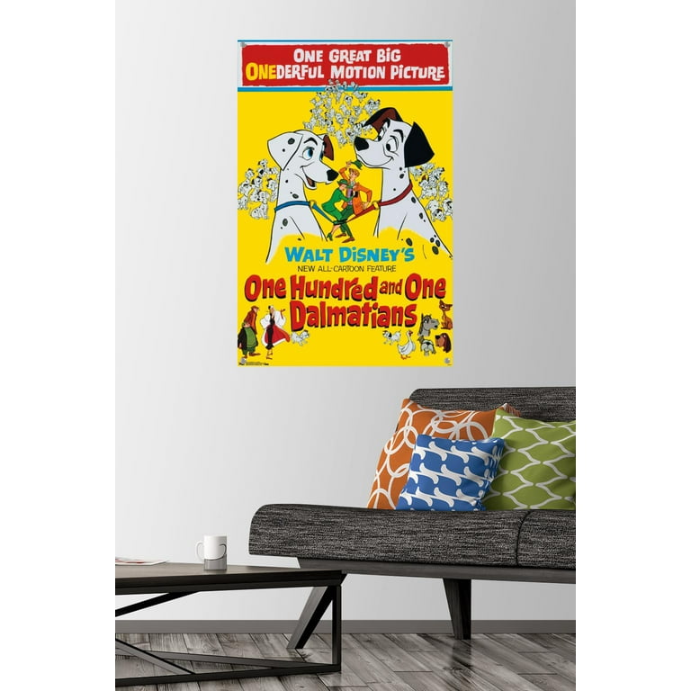 Disney 101 Dalmatians - One Sheet Wall Poster with Pushpins, 22.375\