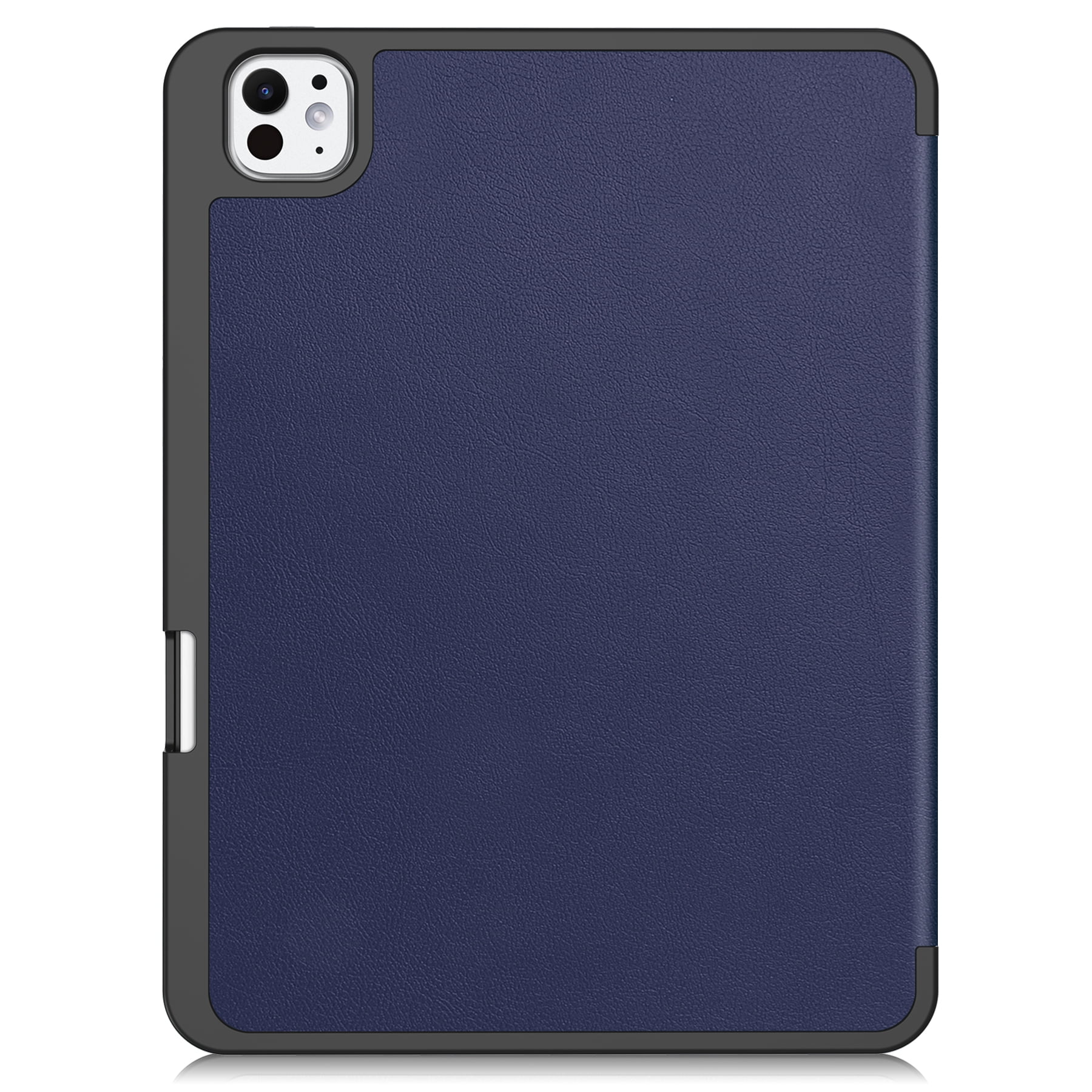 Allytechgroup iPad Pro 11 M4 2024 Case, Slim Flip Smart Cover Auto Sleep Wake with Pencil Holder Multi Angle Veiwing Stand Shockproof Case for Apple iPad Pro 11 inch 2024,Darkblue
