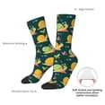 thumbnail image 4 of Vsdgher Snails And Butterfies Crew Socks for Men & Women, Breathable Casual Athletic Ankle Socks, 4 of 6