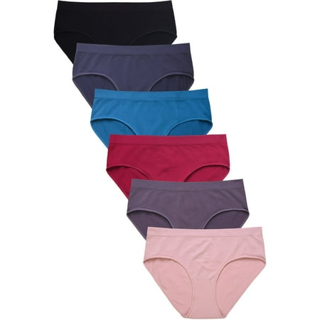 

247 Frenzy Women s Essentials Sofra PACK OF 6 Seamless Bikini Panty