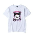 thumbnail image 6 of Kuromi merch Anime Onegai My Melody tshirt crewneck short sleeve tshirt men/women harajuku  tops, 6 of 6