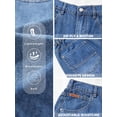 thumbnail image 5 of EMMIOL Y2k Baggy Denim Shorts for Women Wide Leg Mid Rise Bermuda Streetwear Boyfriend Shorts with Pockets, 5 of 9