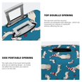 thumbnail image 3 of Naloa Festive Dachshund Fun Elastic Suitcase Protector, Travel Suitcase Protector Cover Fits 18-32in Suitcase(No luggage included)-Large, 3 of 7