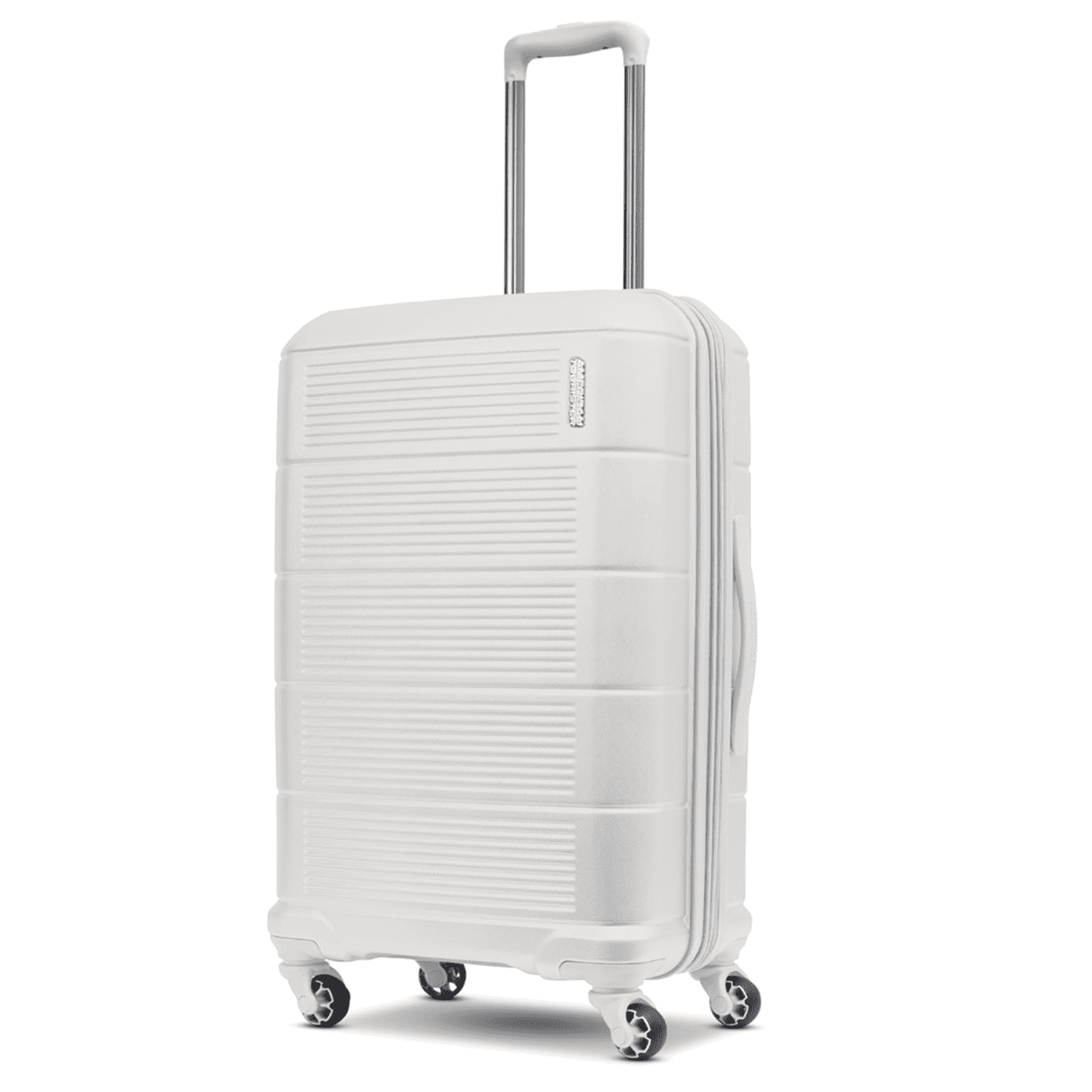 American Tourister Stratum 2.0 Expandable Hardside Luggage with Spinner Wheels, White (3-Piece Set)