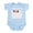 Sky Blue, variant on CafePress - Algerian American Infant Bodysuit - Baby Light Bodysuit, Size Newborn - 24 Months