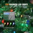 thumbnail image 5 of 7.5ft Artificial Xmas Tree, 550 Multi-Color Lights & 1346 Branches, Sturdy Base, 5 of 11