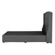 thumbnail image 3 of Box Base Cama King Size + Cabecera Zefyr Gris Oscuro, 3 of 8