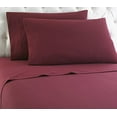 thumbnail image 2 of Shavel MFNSSQNWNE Micro Flannel Wine Queen Sheet Set, 2 of 3