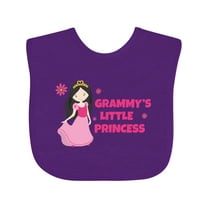 Inktastic Grammy's Little Princess Girls Baby Bib