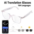thumbnail image 2 of AI Smart Glasses for Men & Women, Wireless Bluetooth Photochromic Sunglasses, 100+ Languages Translation, Open-Ear Audio, for Travel Office, 2 of 10