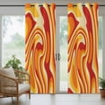thumbnail image 5 of Outdoor Curtains for Patio Waterproof, Orange Yellow Outdoor Privacy Panels Grommet, Modern Ombre Abstract Aesthetic Art Blackout Outside Curtains for Porch/Cabana/Pergola/Gazebo 54"x95", 1 Panel, 5 of 8
