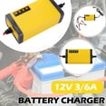 thumbnail image 2 of Auto Portable 12V 3A Car Battery Charger Maintainer for Truck Boat Motorcycle, 2 of 8