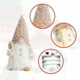 thumbnail image 3 of Cheapark Light-Up Faceless Gnome Doll Christmas Decor - Glitter Skirt Design, Tabletop Ornament for Xmas Home, Parties & Festive Displays, 3 of 6
