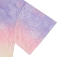 thumbnail image 6 of Mchoice Women's Short Sleeve Tie Dye Shirts Loose Color Block Crewneck T Shirt Tops Blouse Summer Tee Plus Size, 6 of 7