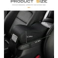 thumbnail image 2 of Center Console Cover,Car Accessories Car Center Console Cover,Soft Memory Foam Car Armrest Cushion,Car Arm Rest Cushion with Storage Bag,Leather Car Arm Rest Cushion,Fit Most Car (Black), 2 of 5