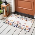 thumbnail image 4 of Spring Floral Entryway Rug 2'x3'&nbsp; Non Slip Front Door Mats, Elegant Flowers Farmhouse Botanical Entrance Rugs Indoor Outdoor Carpet, Washable Floor Mats Small Area Rug for Bedroom Kitchen, 4 of 8