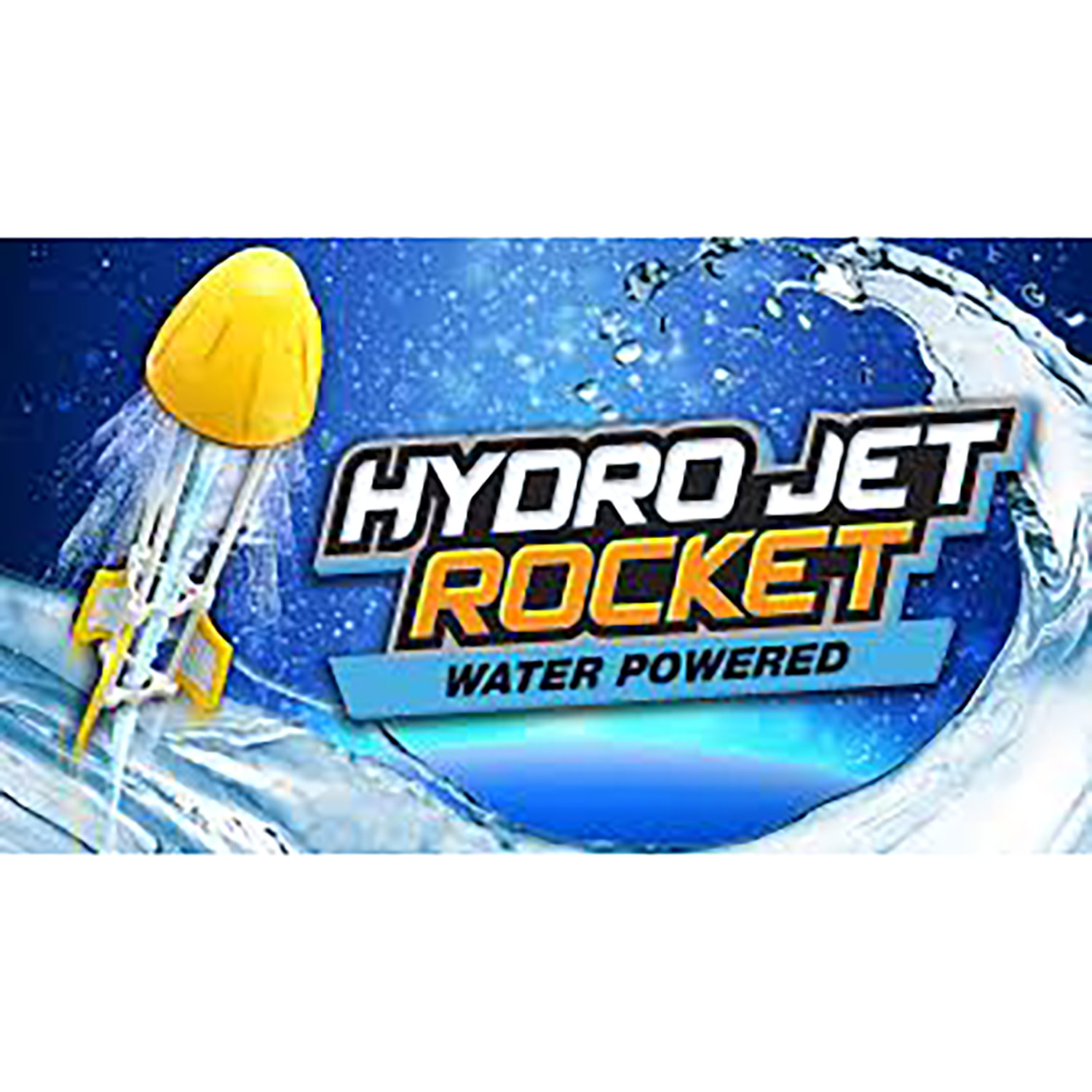 Lanard: Water Powered Hydro Jet Rocket - Red-Yellow, Stomp To Launch Up to 30ft, Extreme Propulsion Rocket, Hose Attaching, Outdoor Play Toy, Kids 5+