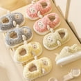 thumbnail image 5 of UAYOTSE Slippers Children Boys Girls Winter Plush Slippers Closed Rear Indoor Slippers Cute Kids Home Slippers Warm Soft Slippers Nursery Winter Shoes Funny Boy Girls,Sizes 6, 5 of 9