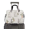 thumbnail image 2 of FORMRS 16" Laptop Bag Carrying Sleeve Case with Handle Travel Shoulder Briefcase, Beige Rabbits and Carrots, 2 of 8