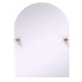 thumbnail image 5 of Frameless Arched Top Tilt Mirror with Beveled Edge in Satin Brass, 5 of 5