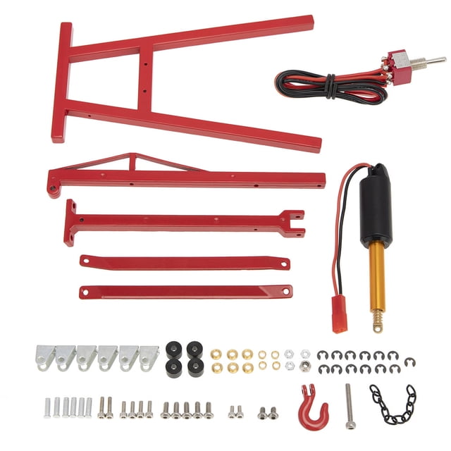 Motor grúa Hugo 8 suspensión gato elevador decoración rojo rc jacks rocker