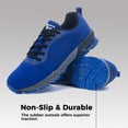 thumbnail image 4 of AOV Mens Running Shoes Casual Tennis Athletic Gym Fashion Lightweight Sneakers Blue US 9.5, 4 of 6