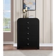 thumbnail image 4 of Bellagio Black Wood 5 Drawer Chest, 4 of 4