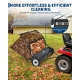 thumbnail image 6 of Lawn Sweeper Tow Behind with 42" Wide Sweeping Width, 21 Cu.Ft Large Hopper Capacity, Tool-Free Adjustable Sweeping Height, for Tractor ATV UTV, and Quick Assembly, 6 of 6