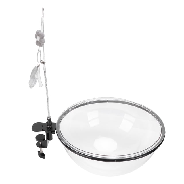 NFTIGB Cama de Escritorio Innovadora y Plegable para Gatos con Hamaca de Plástico para Soporte de Mesa 40x38x18 cm
