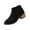 Black Boots for Women, variant on hopeusnice Women Suede Ankle Boots Side Zipper Closure Block Heel Design For Office Wear And Evening Occasions Black 36