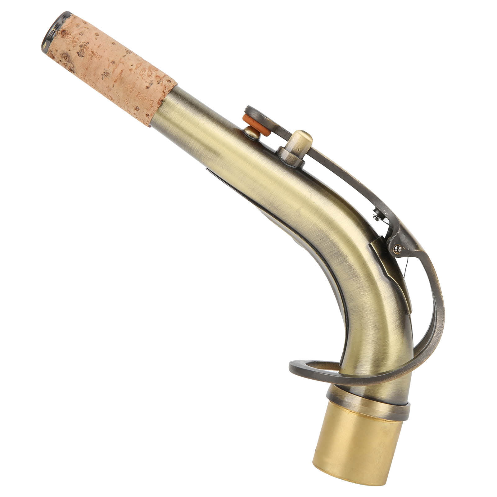 Saxophone Replacement for Alto Sax Bend Tube 2.45cm Saxophone Neck Brass Saxophone Neck Antique Durable Brass Alto Saxophone Bend Neck 